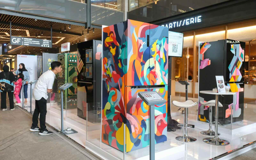 Bosch Home Appliances Dukung Anak Penderita Kanker Lewat 10 Kulkas Artistik Karya Seniman Ternama
